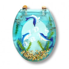 Resin toilet seat-007